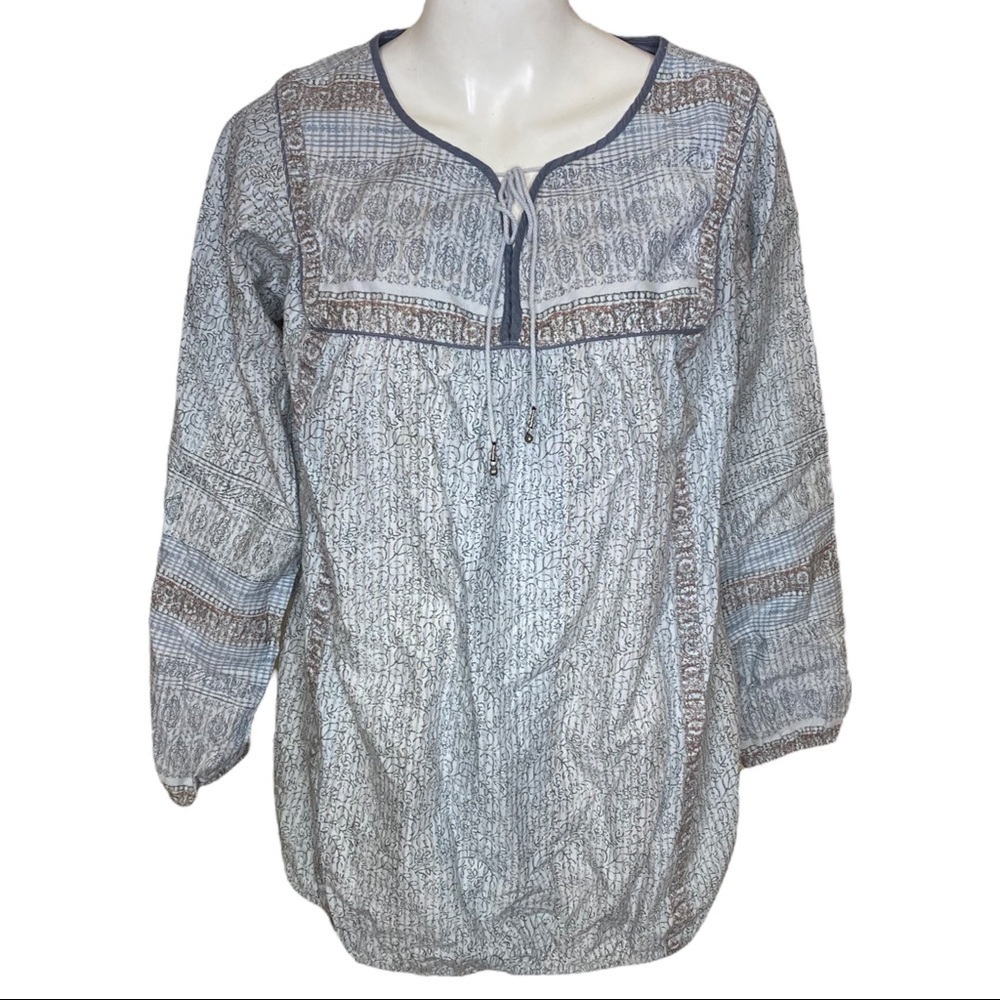 Ruff Hewn Boho Top Sleeves Size L